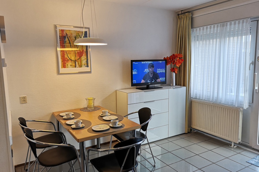 Wohn- und Essbereich der Wohnung A